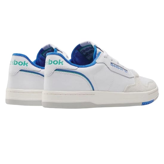 Reebok - "Phase" Spielplatz Turnschuhe für Damen, Leder (Weiß/Blau) - Image 2