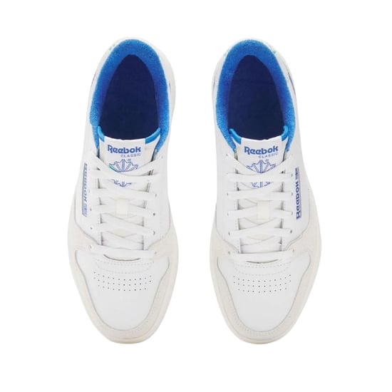 Reebok - "Phase" Spielplatz Turnschuhe für Damen, Leder (Weiß/Blau) - Image 4