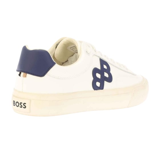 Boss - "Aiden" Sneaker für Herren, Leder, Flach (Weiß) - Image 2