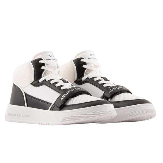 Armani Exchange - Sneaker für Herren, Hoch geschnitten (Weiß/Schwarz) - Image 3