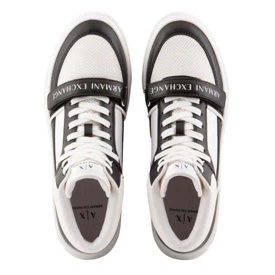 Armani Exchange - Sneaker für Herren, Hoch geschnitten (Weiß/Schwarz) - Image 4