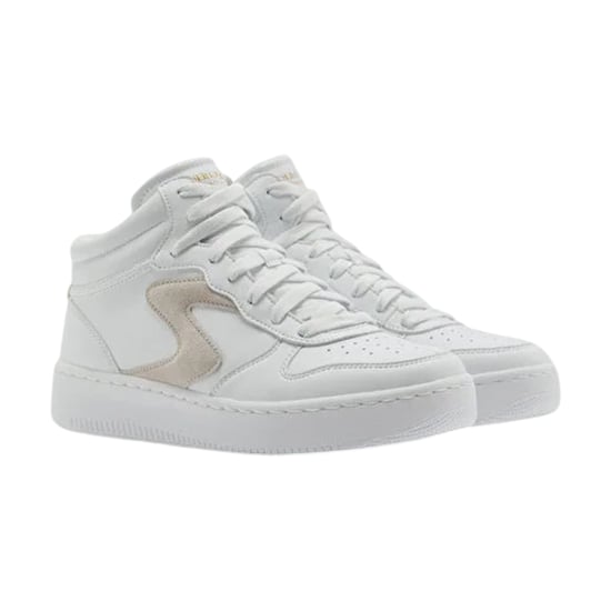 Skechers - High Top Turnschuhe für Damen, Leder (Weiß) - Image 4