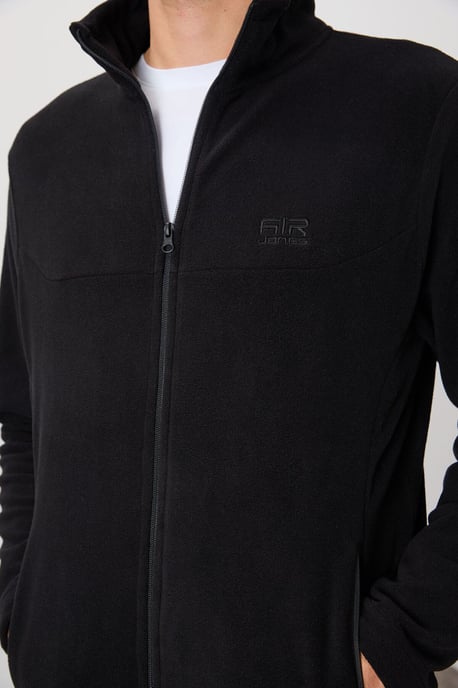 Herren Plüsch Zip-Front Sweatshirt - Image 2