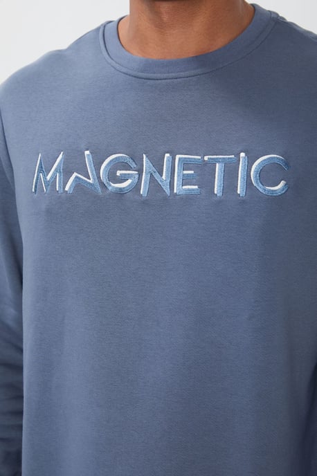 Herren Bedruckter Rundkragen-Pullover - Image 4