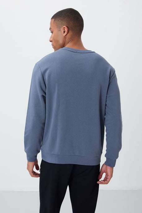 Herren Bedruckter Rundkragen-Pullover - Image 5