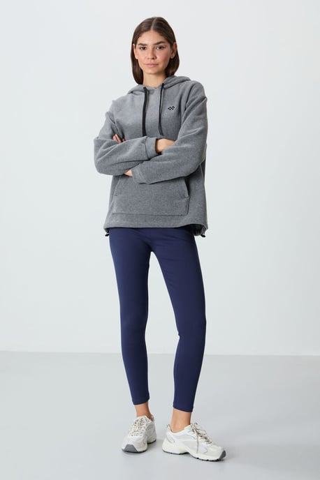 Oversized Plüsch-Hoodie mit Stickerei - Image 3