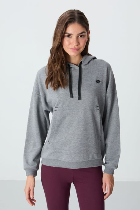 Übermaß Kapuzenpullover mit Tasche - Image 4