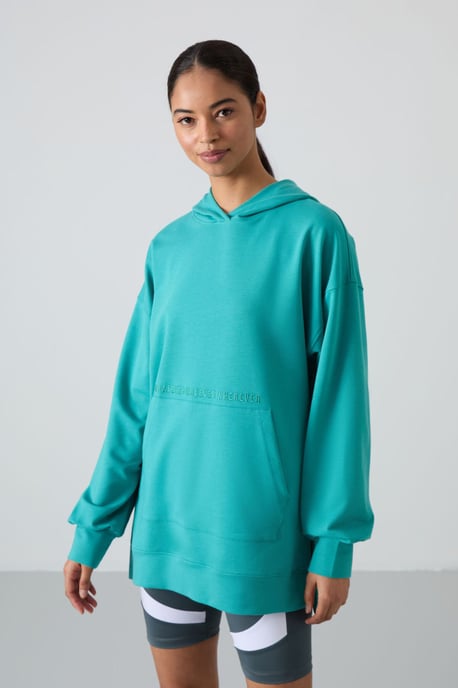 Übergroßer bedruckter Kapuzenpullover - Image 1