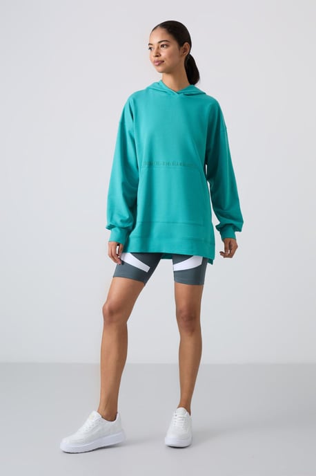 Übergroßer bedruckter Kapuzenpullover - Image 2