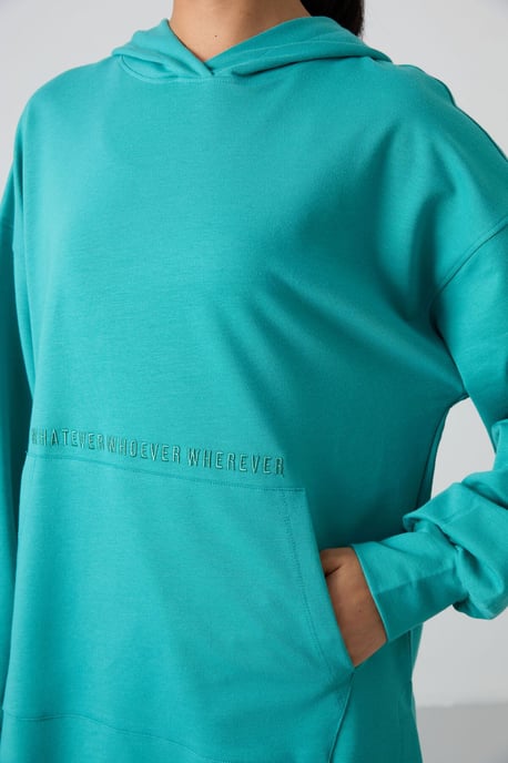 Übergroßer bedruckter Kapuzenpullover - Image 3