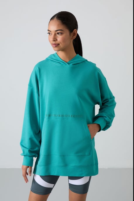 Übergroßer bedruckter Kapuzenpullover - Image 5