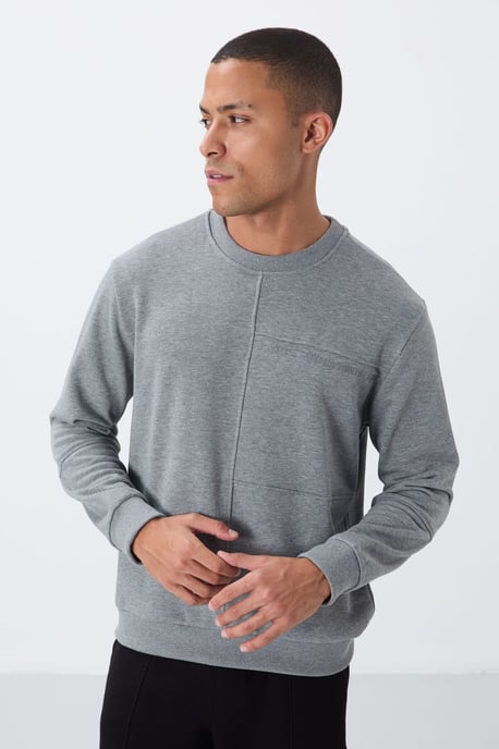 Herren Sweatshirt mit Rundhalsausschnitt - Image 4