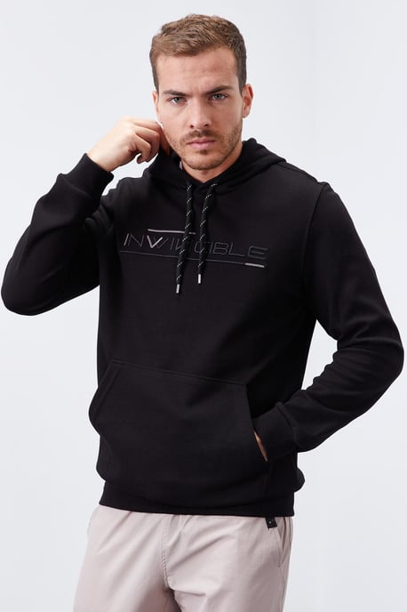 Herrenbedruckter Kapuzenpullover mit Tasche - Image 5