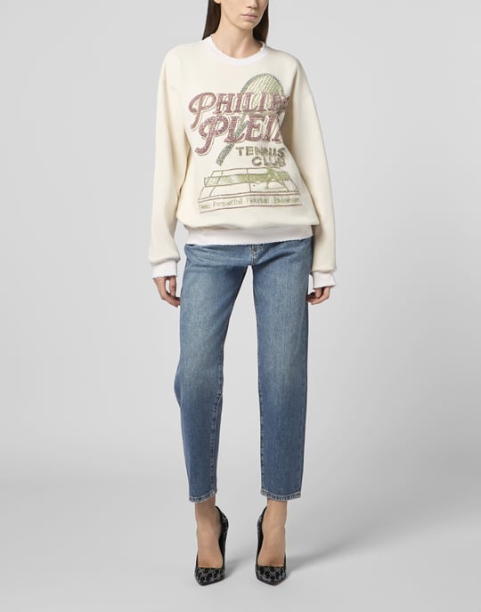 Open Back Sweatshirt Tennis Club - Image 4