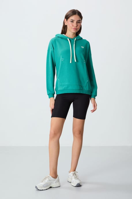 Oversized Kapuzensweatshirt mit Tasche - Image 3