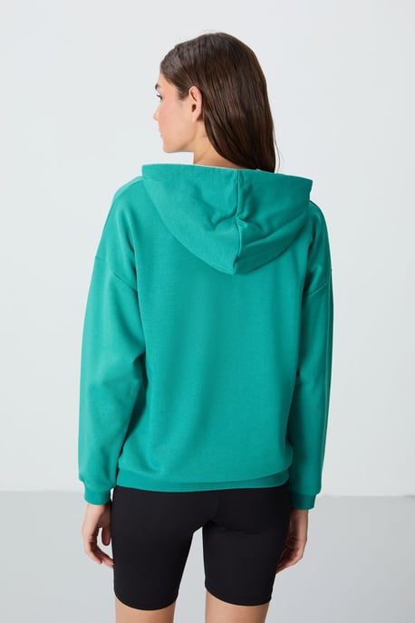 Oversized Kapuzensweatshirt mit Tasche - Image 5