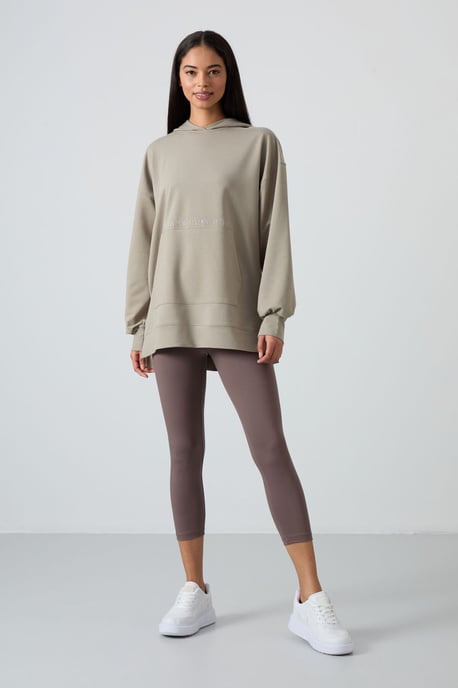 Übergroßer bedruckter Kapuzenpullover - Image 2