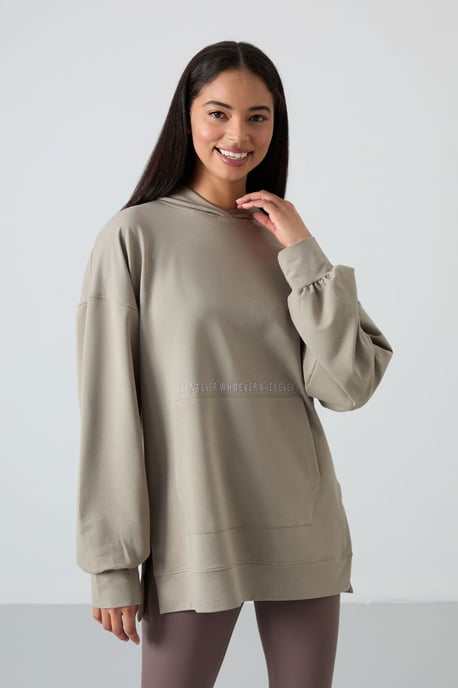 Übergroßer bedruckter Kapuzenpullover - Image 5