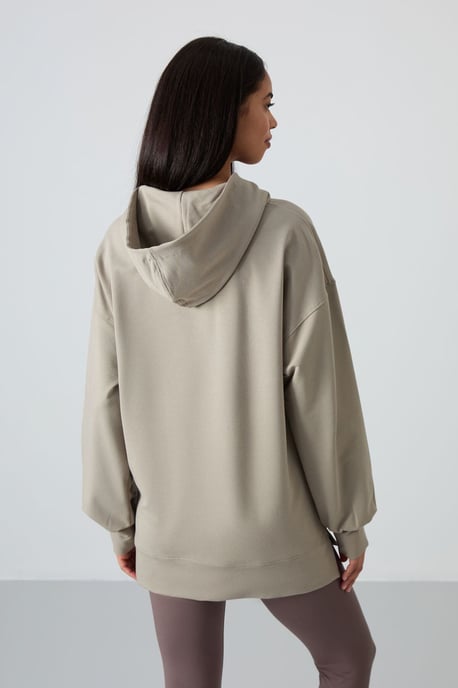 Übergroßer bedruckter Kapuzenpullover - Image 6