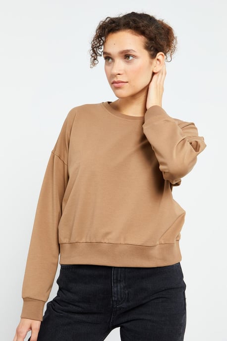 Damen Relaxed Crew Neck Sweatshirt - Image 1