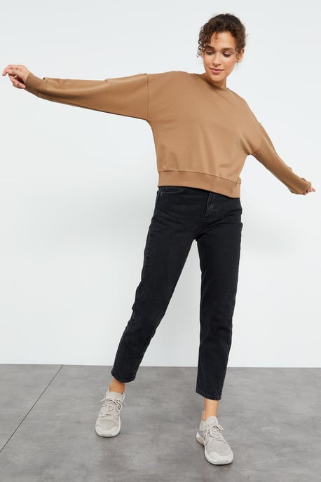Damen Relaxed Crew Neck Sweatshirt - Image 2