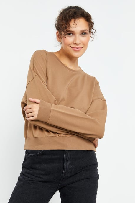 Damen Relaxed Crew Neck Sweatshirt - Image 3