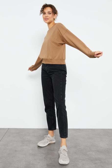 Damen Relaxed Crew Neck Sweatshirt - Image 4