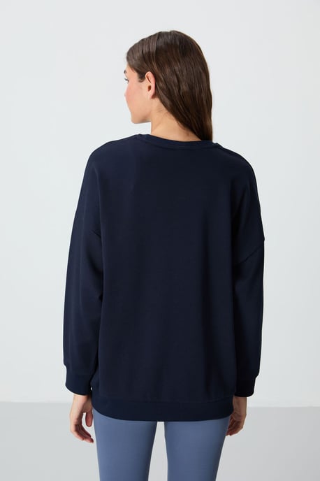 Übergroßer Rundhals-Sweatshirt - Image 5