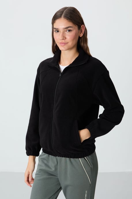 Oversized Farbblock-Half-Zip-Sweatshirt - Image 3