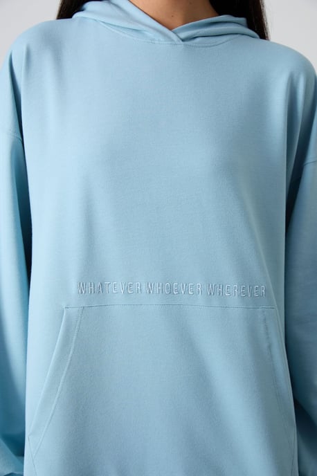 Übergroßer bedruckter Kapuzenpullover - Image 4