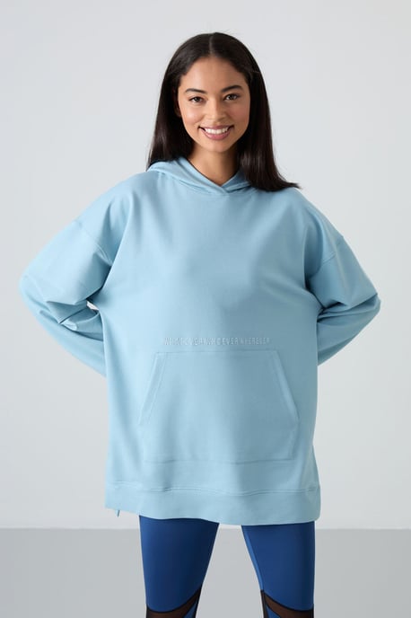 Übergroßer bedruckter Kapuzenpullover - Image 5