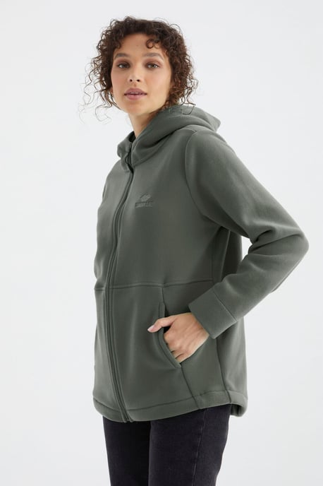Damen Kapuzen-Zip-Sweatshirt - Image 3