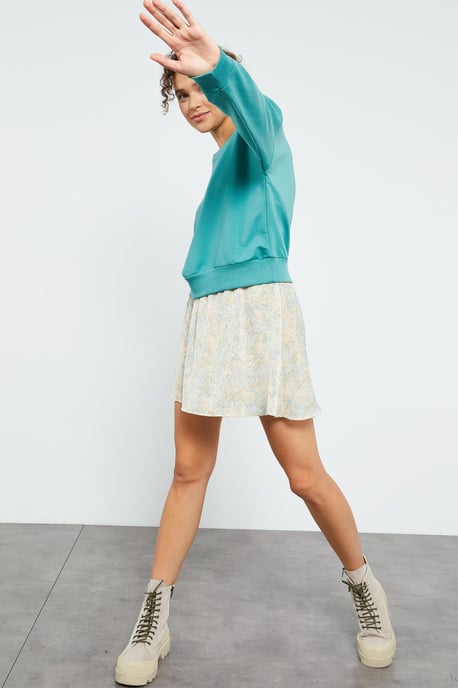 Damen Freizeit Crewneck Sweatshirt - Image 2