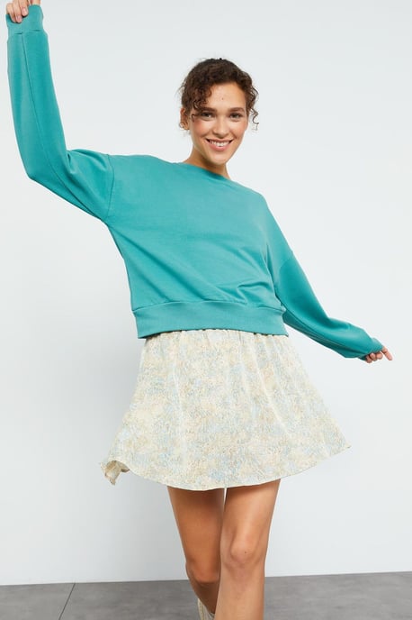 Damen Freizeit Crewneck Sweatshirt - Image 3