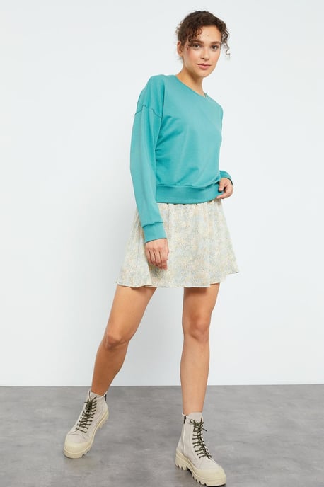 Damen Freizeit Crewneck Sweatshirt - Image 4