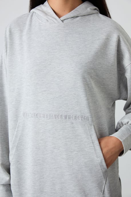 Übergroßer bedruckter Kapuzenpullover - Image 3
