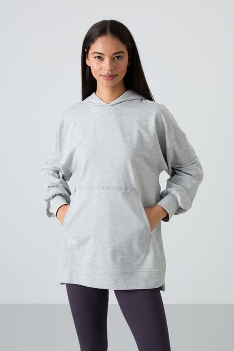 Übergroßer bedruckter Kapuzenpullover - Image 5