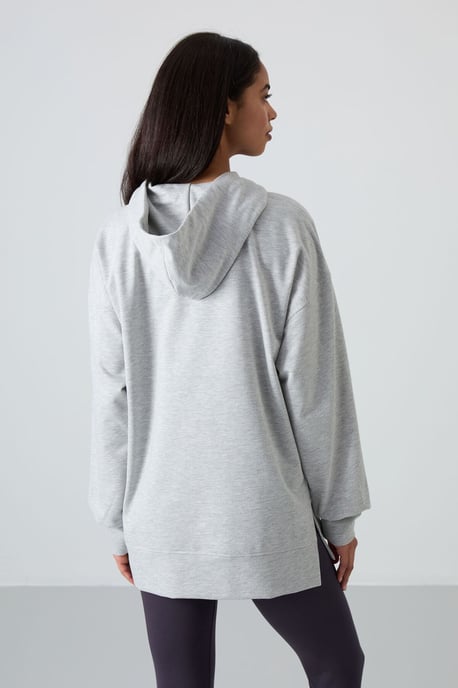Übergroßer bedruckter Kapuzenpullover - Image 6