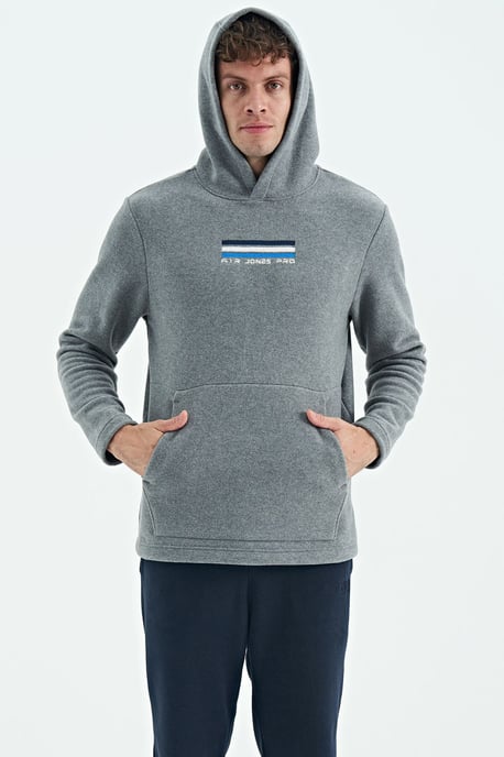 Herren Hoodie mit bedrucktem Logo - Image 4