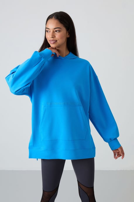 Übergroßer bedruckter Kapuzenpullover - Image 5