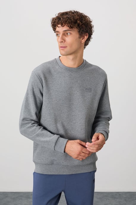Herren Sweatshirt mit regulärer Passform und Rundhalsausschnitt - Image 4