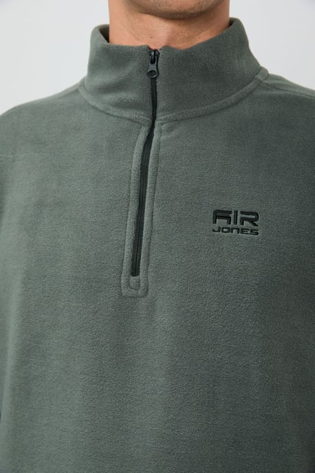 Herren Fleece-Halbzip Sweatshirt - Image 4