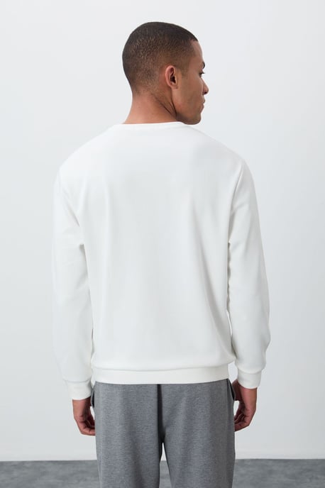 Herren Bedruckter Rundhalsausschnitt Pullover - Image 6