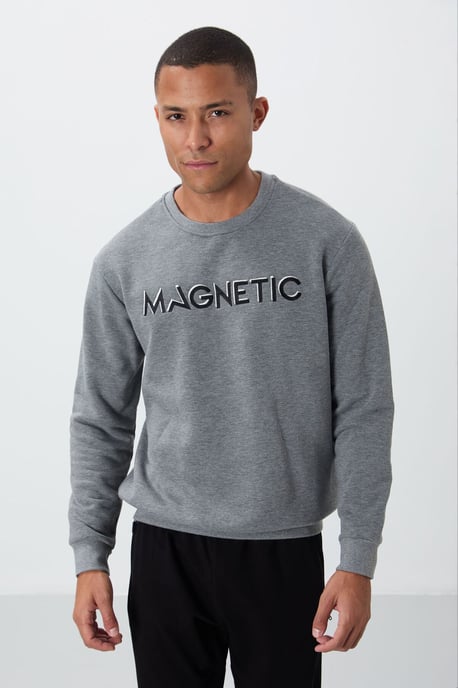 Herren bedruckter Rundhals-Sweatshirt - Image 5