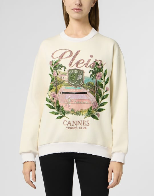 Washed Sweatshirt Cannes Tennis Club - Image 2