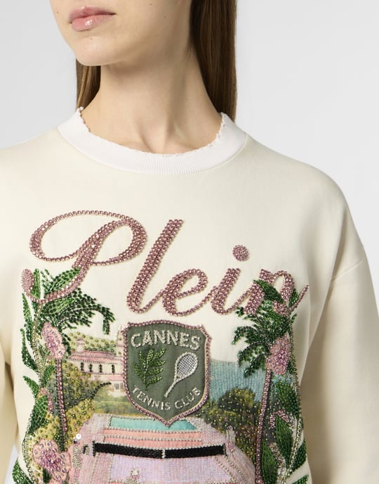 Washed Sweatshirt Cannes Tennis Club - Image 3