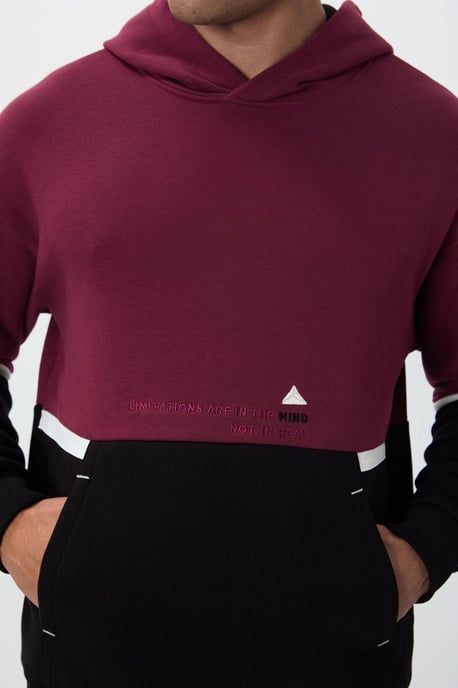 Tommy Life Herren-Kapuzenpullover mit Farbblock - Mehrfarbig - Image 2