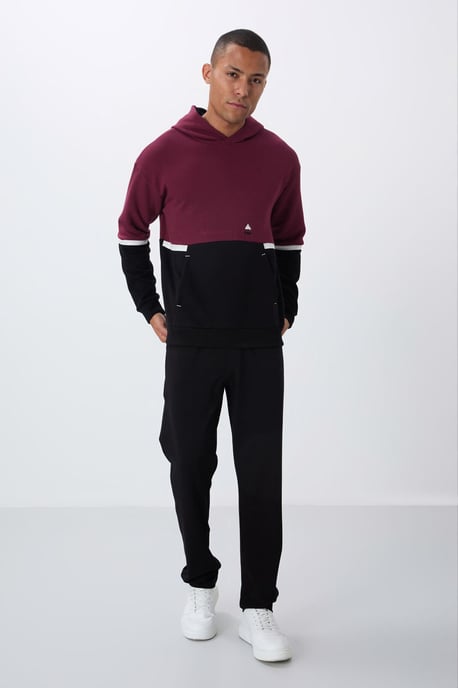 Tommy Life Herren-Kapuzenpullover mit Farbblock - Mehrfarbig - Image 3