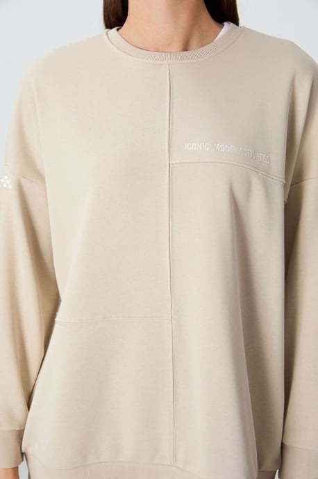 Übergroßer Rundhals-Sweatshirt - Image 3