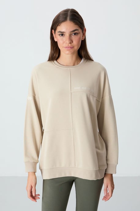Übergroßer Rundhals-Sweatshirt - Image 6